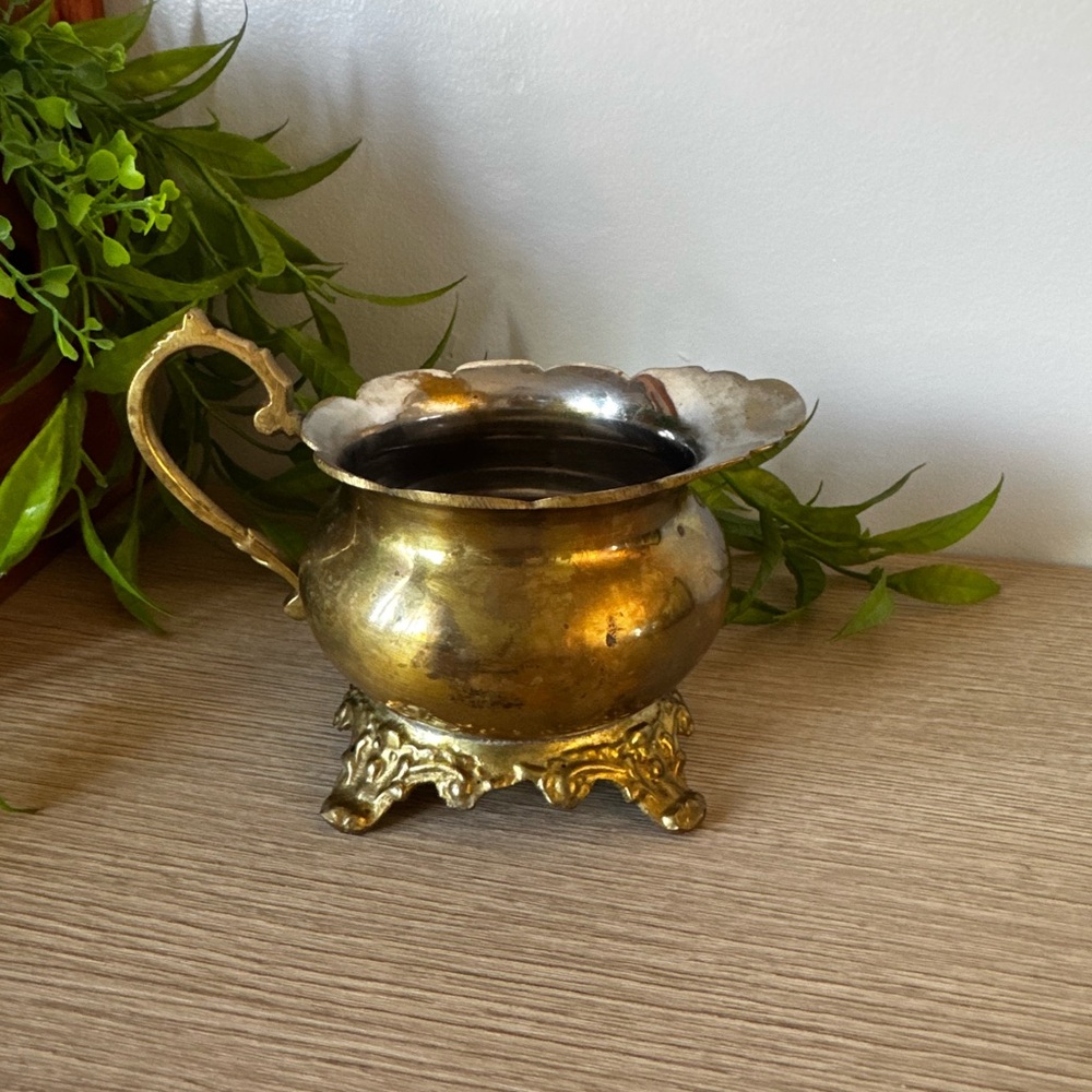 Vintage Brass Decorative Creamer